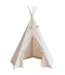 Minicamp Boho tipi tent met kwastjes | Ecru