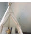 Boho tipi tent met vrolijke pompons