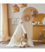 Boho tipi tent met zachte tule – 100% ongebleekt katoen