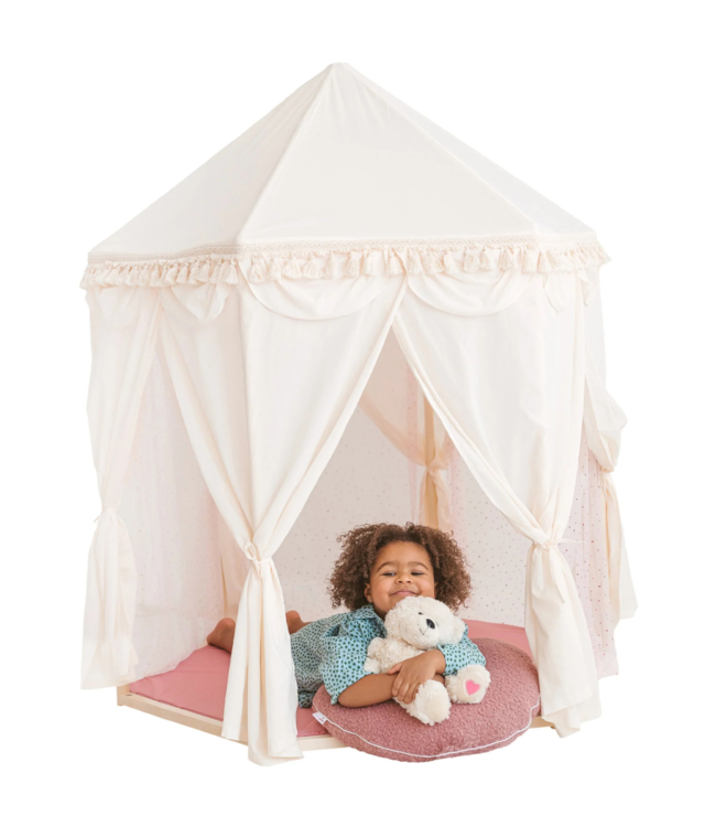 Paviljoen speeltent handgemaakt Montessori speelhuisje voor kinderkamer