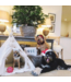 Tipi tent voor grote honden en katten – ecru maat L