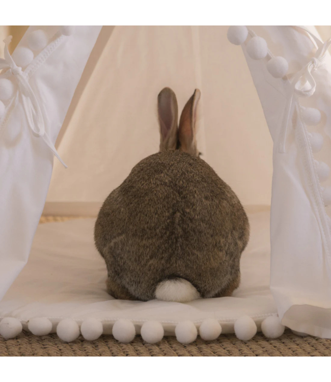 Tipi tent XS voor konijnen – matchend met kindertent