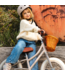 Loopfiets 12 inch in beige – stevige balansfiets voor peuters en kleuters