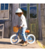 Blauwe 12 inch loopfiets – licht, veilig en met klassiek design