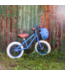 Blauwe 12 inch loopfiets – licht, veilig en met klassiek design