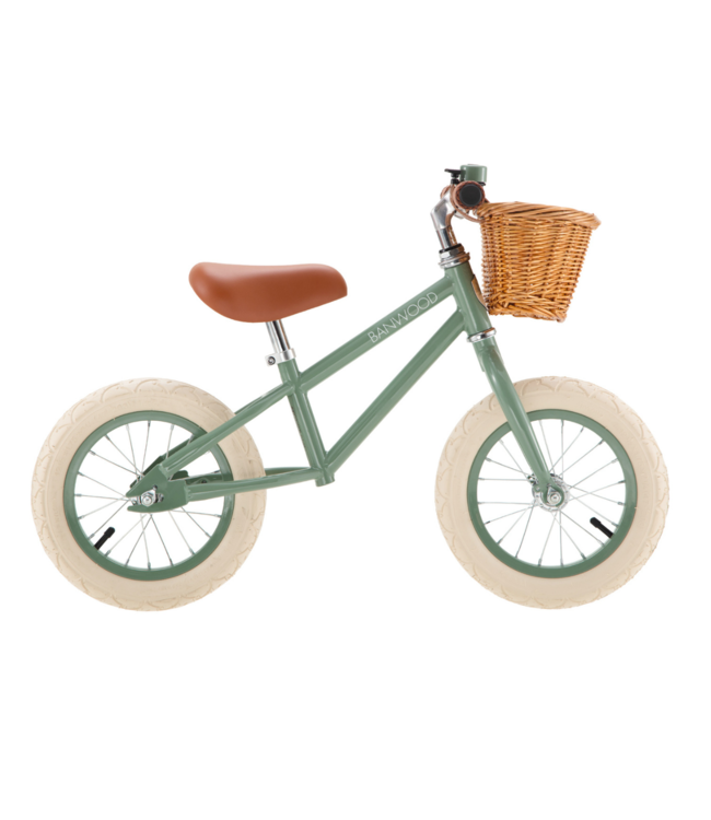 Forest groene 12 inch loopfiets – stijlvol, licht en veilig