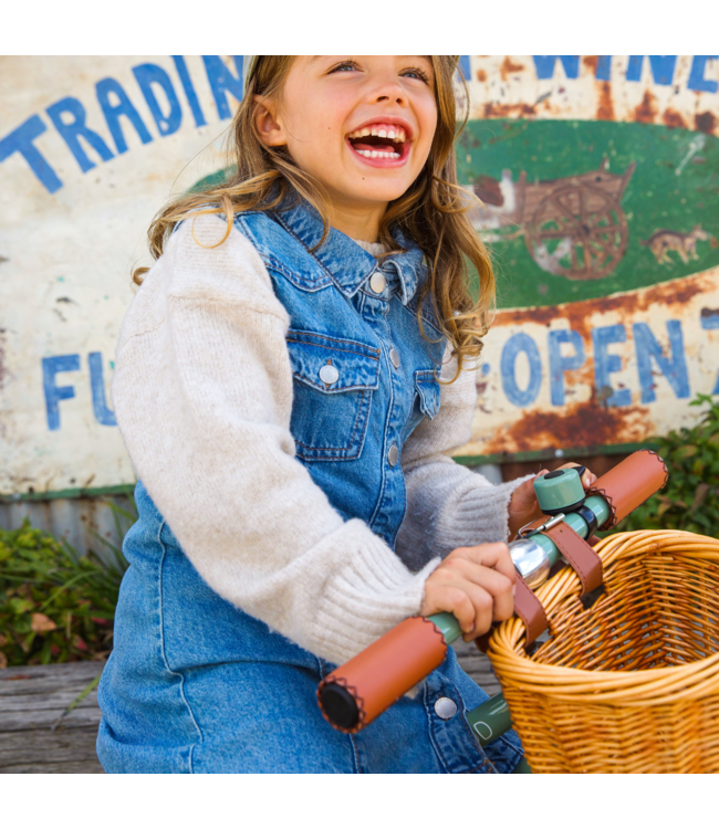 Forest groene 12 inch loopfiets – stijlvol, licht en veilig