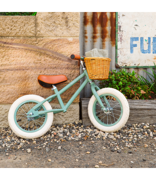 Forest groene 12 inch loopfiets – stijlvol, licht en veilig