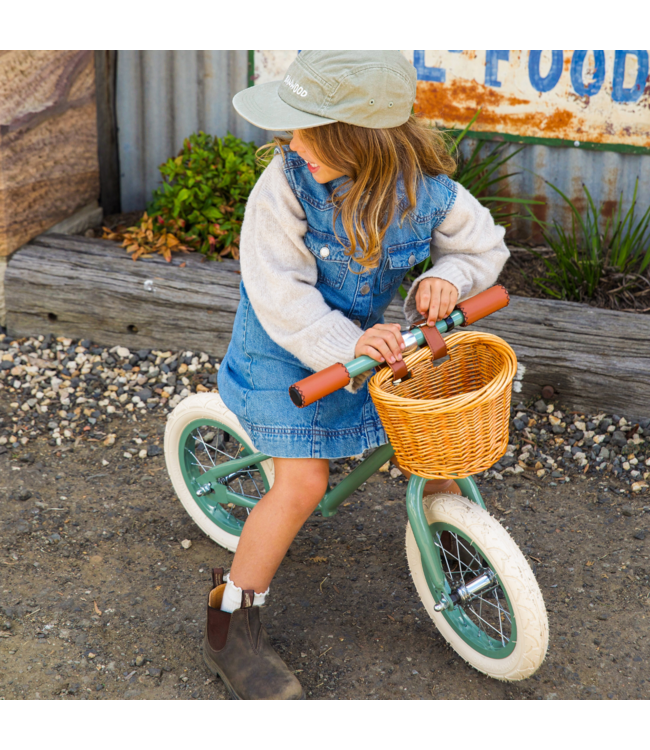 Forest groene 12 inch loopfiets – stijlvol, licht en veilig