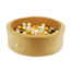 Round Soft Velvet Ball Pit 90 cm with 200 Balls of Choice | Caramel