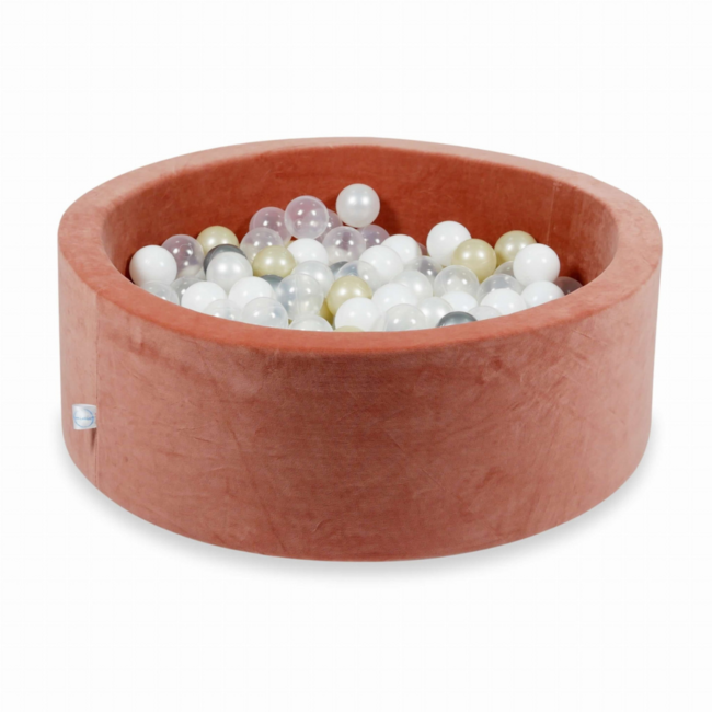 Piscine à balles ronde Soft Velvet 90 cm avec 200 balles au choix | Canyon Clay