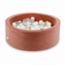 Piscine à balles ronde Soft Velvet 90 cm avec 200 balles au choix | Canyon Clay