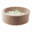 Piscine à balles ronde Soft Velvet 90 cm avec 200 balles au choix | Beige foncé
