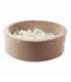 Donker beige ballenbak 90 cm met 200 ballen – veilig en comfortabel