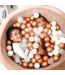 Donker beige ballenbak 90 cm met 200 ballen – veilig en comfortabel