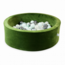 Rundes Bällebad Soft Velvet 90 cm mit 200 Bällen nach Wahl | Olive