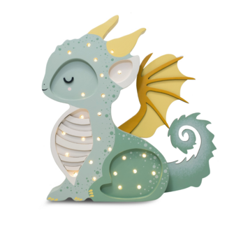 Little Lights Nachtlamp draak | Groen