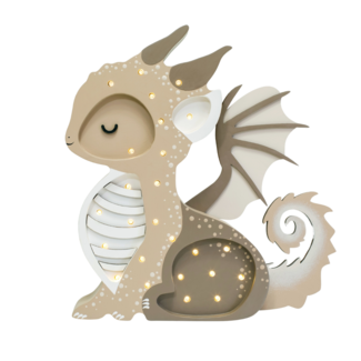 Little Lights Nachtlamp draak | Beige