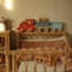 Handgemaakte houten trein kinderlamp Canyon Clay