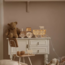 Wooden tractor lamp in coffee cream – handmade ambient lighting for kids’ room or play space