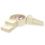 Velvet foam blokken speelset in beige met zachte ballenbak