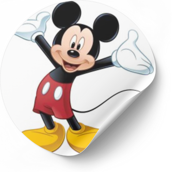 Mickey en Minnie Mouse speelgoed en posters voor fans