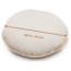 Soft floor cushion with decorative pompons – Ecru | Stylish and comfortable