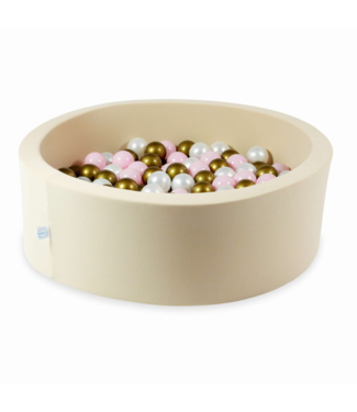 Mimii Ballenbak met ballen katoen | Beige
