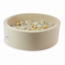Beige ballenbak met 200 zachte ballen – veilig en comfortabel spelen