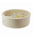 Beige ballenbak met 200 zachte ballen – veilig en comfortabel spelen