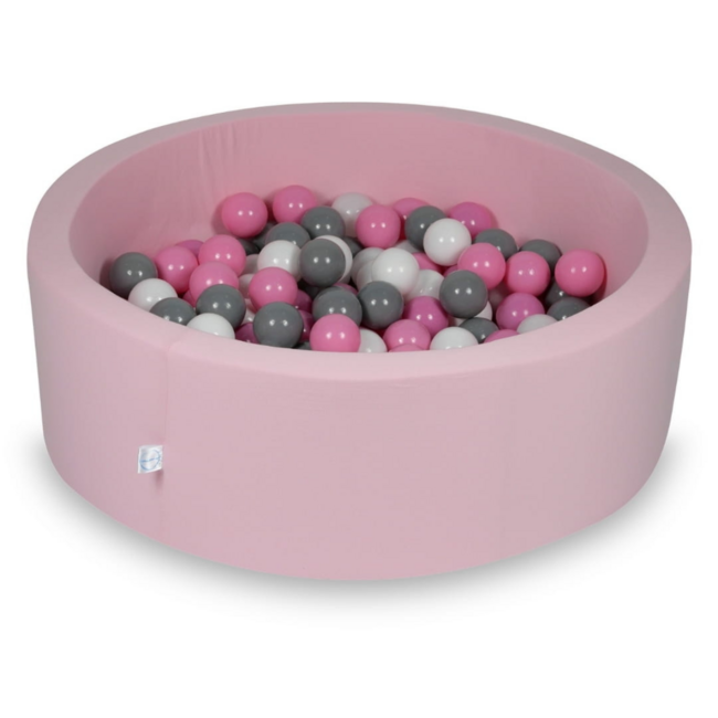 Ball Pit with 200 Soft Cotton Balls | Pink – endless fun for your child