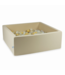 Vierkante ballenbak 110x110 in beige met 600 ballen – veilige speelplek voor je kindje