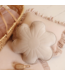 Sierkussen velvet abrikoos met franje – Soft Touch collectie
