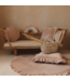 Sierkussen velvet abrikoos met franje – Soft Touch collectie