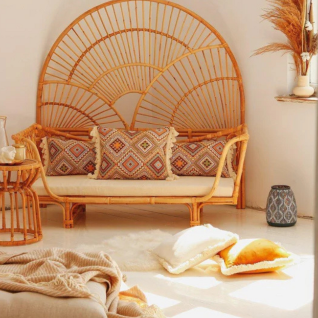 Sierkussen met boho franjes – sfeervol en zacht kussen uit de Boho Tribe collectie