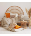 Boho sierkussen met franjes 60 x 30 cm – handgemaakt en sfeervol accessoire voor elk interieur