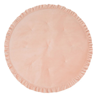 Moi Mili Speelkleed rond met roezels | Abrikoos