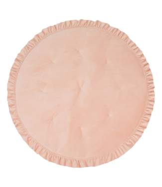 Moi Mili Speelkleed rond met roezels | Abrikoos