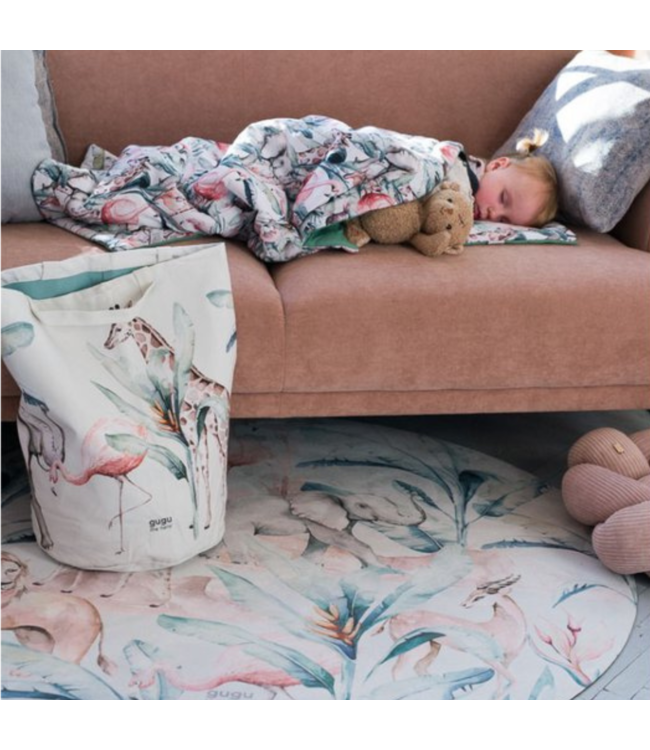 Speelgoedmand Africa Life stijl – warme natuurlijke uitstraling voor de kinderkamer