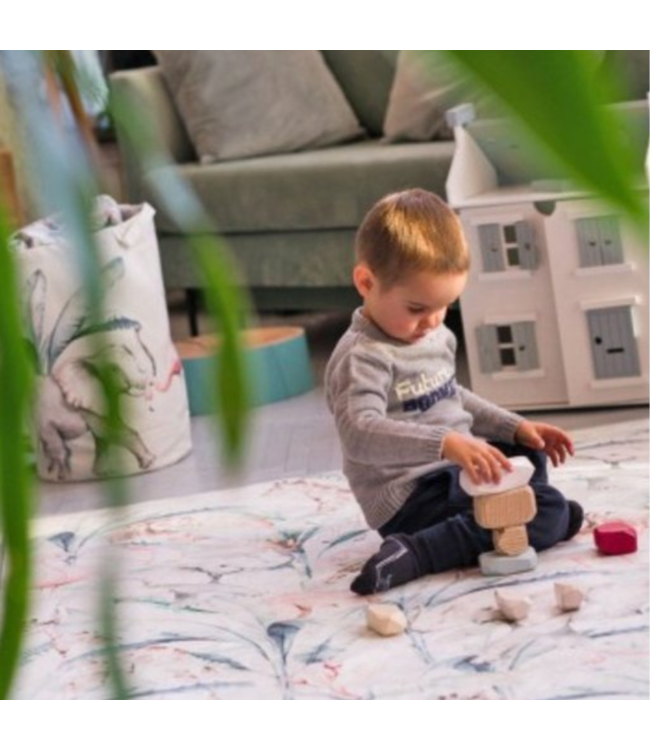 Speelgoedmand Africa Life stijl – warme natuurlijke uitstraling voor de kinderkamer