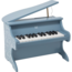Label Label Houten piano | Blauw