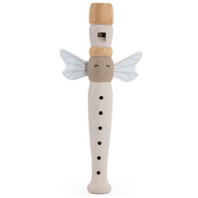 Wooden flute in nougat – perfect for first musical play
