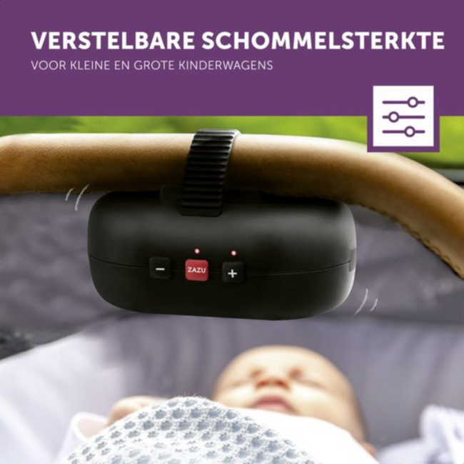 Robby de Rocker babywieg met huilsensor en verstelbare montagebeugel