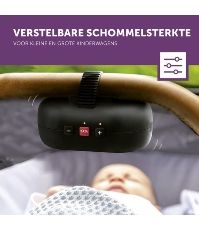 Robby de Rocker babywieg met huilsensor en verstelbare montagebeugel