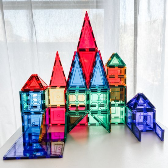 Magnetische tegels – 64-delig basispakket | Educatief & creatief speelgoed voor kinderen