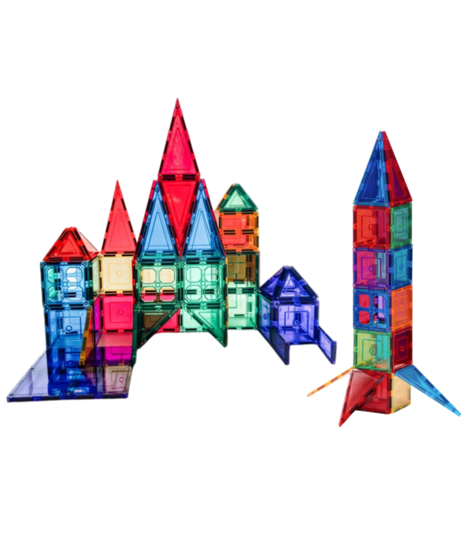 Magnetische tegels – 64-delig basispakket | Educatief & creatief speelgoed voor kinderen