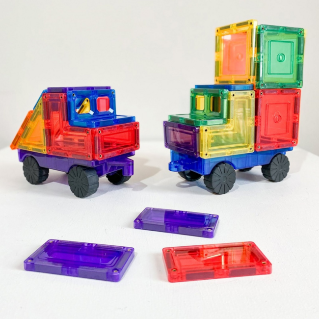 Magnetische Tegels Auto Pakket – 28-delig