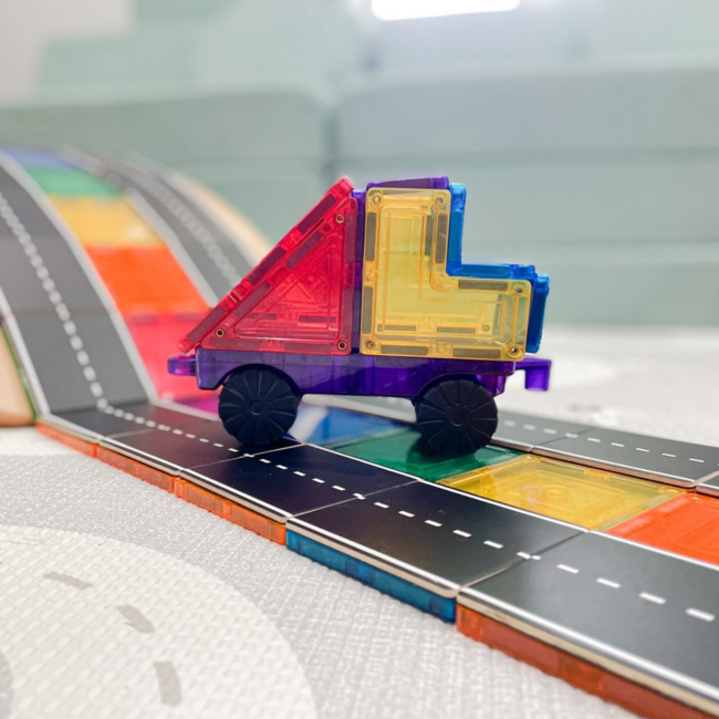 Magnetische Tegels Auto Pakket – 28-delig