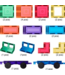 Magnetische Tegels Auto Pakket – 28-delig