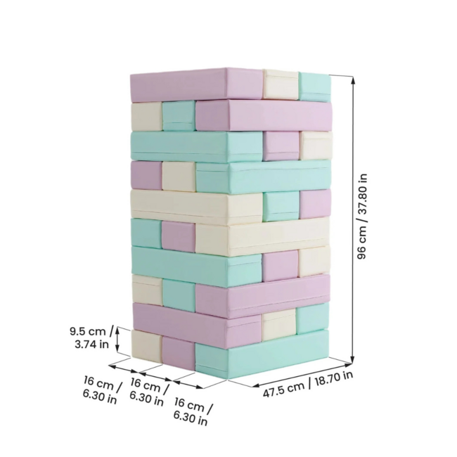 Softplay foamblokken XL – 30-delig schuimblokken set voor kinderen